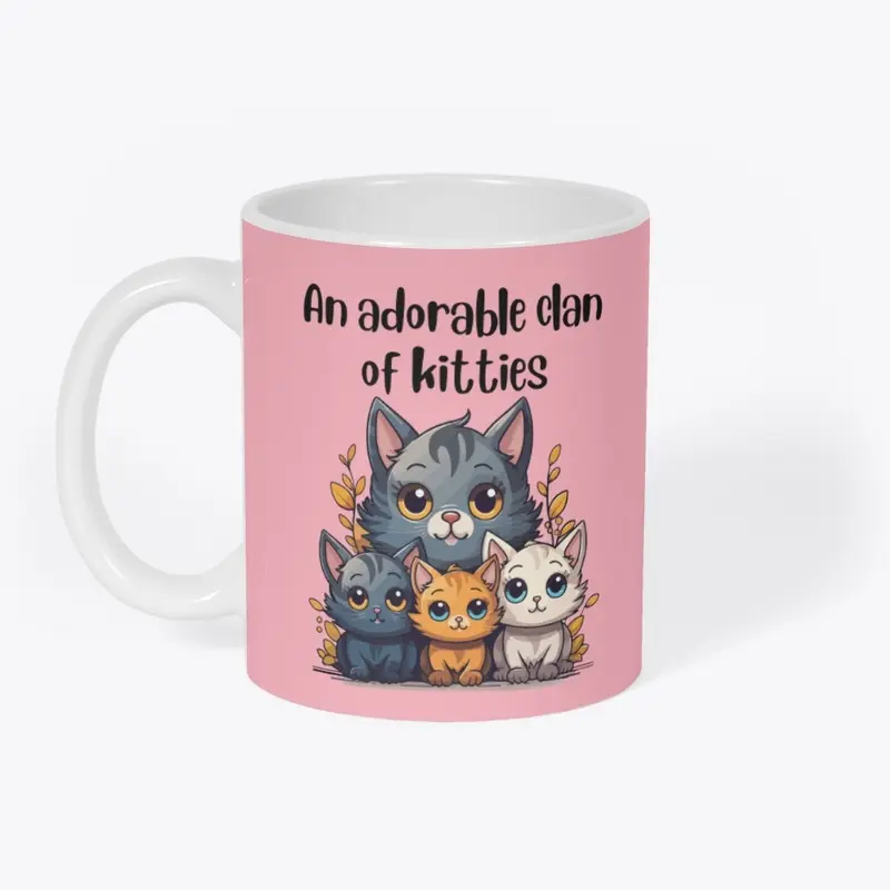 An Adorable Clan of Kitties Mug