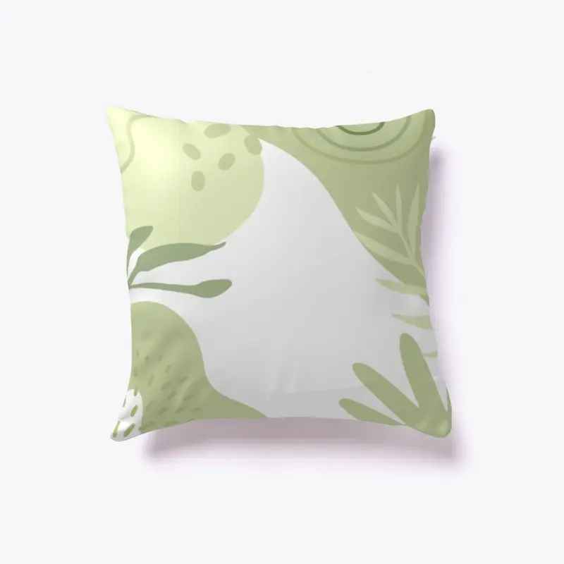 Indoor Pillow Leaf Design 