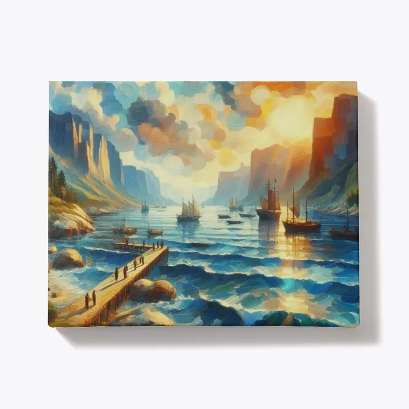 AI Deep Sea View Wall Art